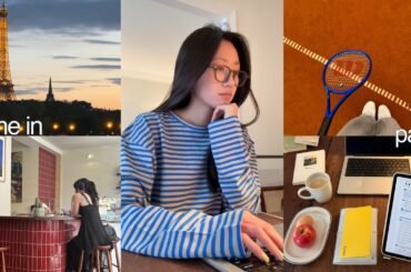 파리에서 혼자 사는 프리랜서 브이로그 🥖 불어 공부하고 현지인 친구 사귀기. 옷 쇼핑. 한국이 그리운 순간. 집밥 요리 🍳