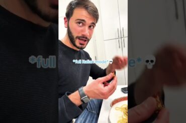 When my Italian husband accidentally got ketchup on his pasta 😂