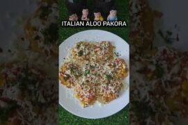ALOO PAKORA ITALIAN STYLE 😋 🥔 #food #recipe #cooking #easyrecipe #viral #shortsfeed #foodie #shorts