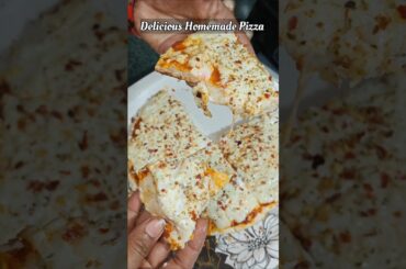 Delicious Homemade Pizza #shorts #youtubeshorts #food #recipe