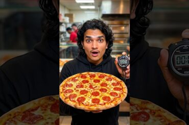 Can I Eat This Pizza in 5 Seconds 😳? #telugushorts #teluguvlogs #telugu #andhrapradesh