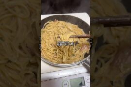 150円で作った和風マヨパスタがうますぎた🎠#料理 #節約レシピ #パスタ