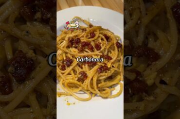 Carbonara 🍝 -A Delicacy of the Italian Cuisine #pastalover #carbonara #carbonararecipe #pasatrecipe