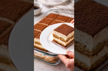 Das einfachste Tiramisu EVER 😱 #rezept #tiramisu #italy #shorts