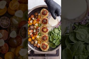 One Pan Creamy Tomato Pasta #cooking #foodasmr #food #recipe #pasta