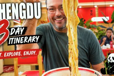 3 Perfect Days in CHENGDU CHINA!  What to Eat, See and Do 🇨🇳