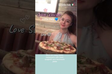 Best Italian Restaurant in San Diego California 🍕 Pizza in Downtown San Diego 😋