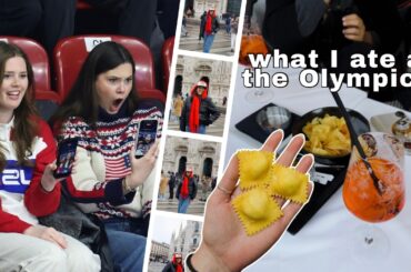 Everything I ate in MILAN watching the OLYMPICS