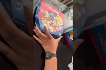 Dominos Pizza🍕||#food #dominospizza #unboxing #swiggy #zomato #trendingshorts #viralvideo #foodie