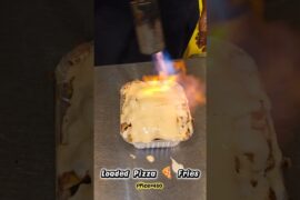 FS Wraps Loaded Pizza Fries 😋 #pizzafries #loadedfries #solovloger1 #food #rawalpindi #streetfood