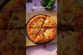 how to make onion cheese pizza #shorts