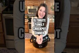 Ultimate Family Crockpot Dinner #recipe #fypシ #cooking #easyrecipe #crockpot #pizza #comfortfood