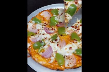 घर पर पिज़्ज़ा बनाने का सबसे आसान तरीका pizza🍕 #shorts #youtube