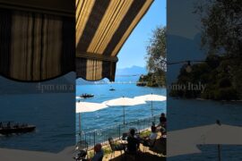 4pm in Lake Como Italy 🇮🇹 #italiangetaway #beautiful destinations #shorts