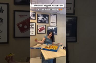 Domino’s Big Big 6-in-1 Cheese Burst Pizza Challenge with Friends 😂🍕 #Dominos #PizzaChallenge