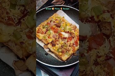 Bread 🍞 Pizza 🍕 Recipe #bread #pizza #trending #recipe
