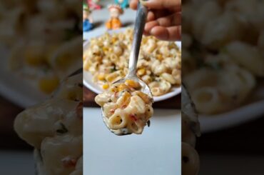 Creamy Cheesy Macaroni 🔥🤤😋 | Cheesy Macaroni recipe 😍 | 5 Minutes recipe #shorts #recipe #trending