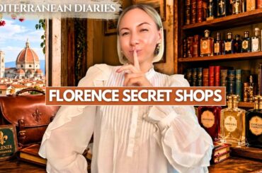 Florence Shopping Guide: Where Locals Actually Shop | Mediterranean Diaries Ep.3