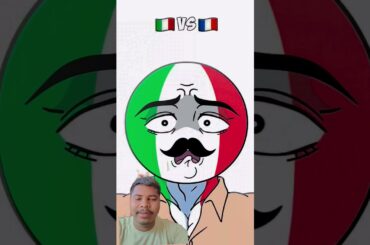 😅French Food VS Italian Food😂 #countryhumans #crezyteam #cutebabies