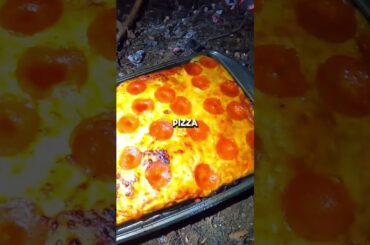 He Made Pizza in the Wild… And It Actually Worked 😳🍕 #shorts #outdoorboys