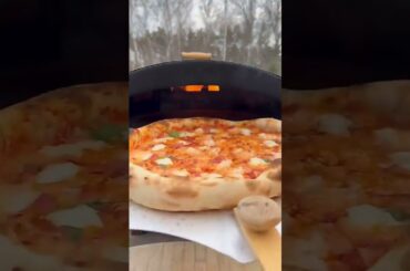 Next-Level Backyard Pizza 🔥⁠ Bertello SimulFIRE 16" Pizza Oven #shorts #recipe #food
