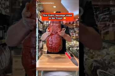 This Giant Sausage Used to Be Trash 😳 #foodfacts #food #foodshorts