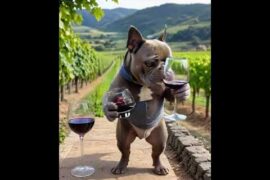 Tiny loves fine wine from Italy!