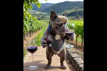 Tiny loves fine wine from Italy!