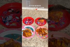 After School Dinner❤️🍝#shortsfeed #shorts #dinnerideas #toddlermeals #momof4 #easydinner #recipe