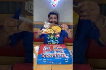 Dominos Big 6-in-1 Cheese Burst Pizza Review! 🍕 #Shorts #dominos