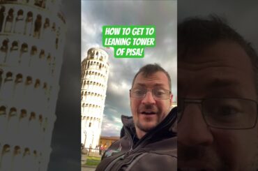 Can a wheelchair user see the Leaning Tower of Pisa? #italy #pisa #travel