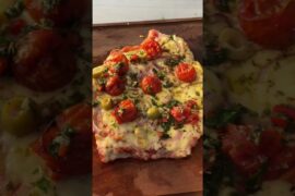 Low-Carb, high-protein Rose Meat Pizza! #lowcarb #highprotein #recipe #pizza #pork #grill