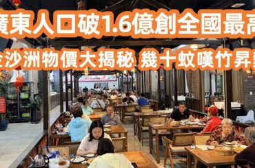 【廣州美食粵菜探店】廣東人口破1.6億創全國最高！拆解大灣區經濟轉型背後驚人真相！廣州金沙洲大揭秘！物價平到笑！抵食點心？幾十蚊嘆正宗艇仔粥竹昇麵！Canton Food Tour｜GuangZhou