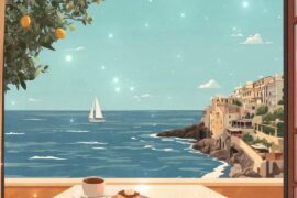 Italian Seaside Jazz, Sunset, Wine & Relaxation