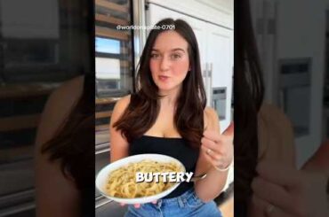 This Pasta Is Pure Creamy Perfection 🤤 #food #pasta #alfredo #italianfood