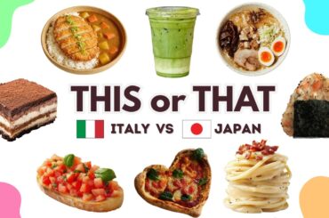 Italy vs Japan: Ultimate Food Battle 🍝🍣 | This or That