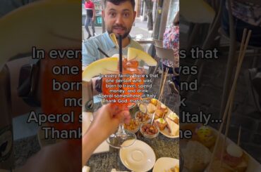 Born to travel and drink Aperol in Italy 🤌🏻