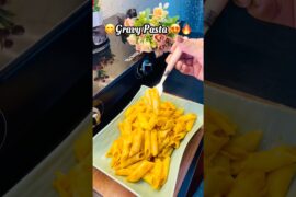 Desi Gravy Pasta 😍 | Easy & Tasty #shorts #food #recipe #cooking #easyrecipe #streetfood #pasta