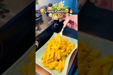 Desi Gravy Pasta 😍 | Easy & Tasty #shorts #food #recipe #cooking #easyrecipe #streetfood #pasta