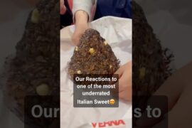 Our unfiltered reactions to one of underrated Italian Dolce🇮🇹 #profiteroles #dolce #foodreaction