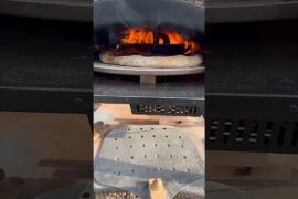 Real Wood-Fired Flavor 🔥 Bertello SimulFIRE 16" Pizza Oven #shorts #recipe #food⁠