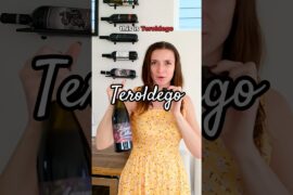 Tasting Teroldego, a red wine grape from the Syrah family #italianwines #redwine #syrah