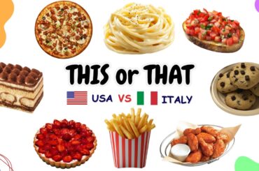 USA vs Italy: Ultimate Food Battle 🍔🍝🔥 | This or That