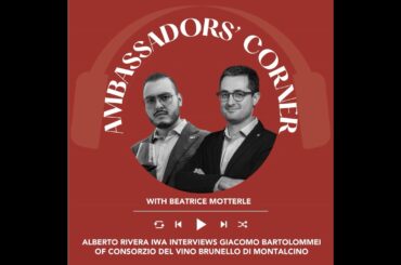 Ep. 2670 Alberto Rivera IWA interviews Giacomo Bartolommei of Consorzio del Vino Brunello di Mont...