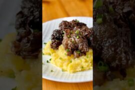 An old Italian recipe that can't be missed — Black Pepper Beef. #cooking #dinner #beef #recipe