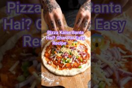 Pizza Kaise Banta Hai? Ghar Par Easy Recipe 🍕Homemade Pizza Recipe – Market Jaisa Taste 😍# viral