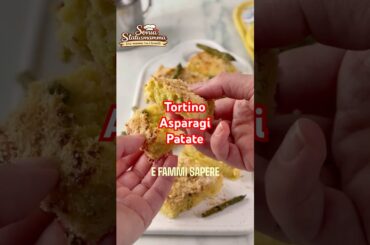Tortino di Patate e Asparagi in Friggitrice ad Aria #ricette #cucinafacile #ricetta