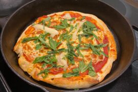 My first time making pizza from scratch! I’m so proud 🥹