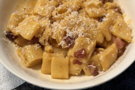 homemade carbonara