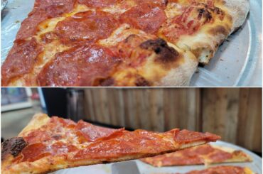 Big, NY style slices with zero flop...hands down best pizza in the state of Missouri @ Big Slice Pizza - Springfield, MO.